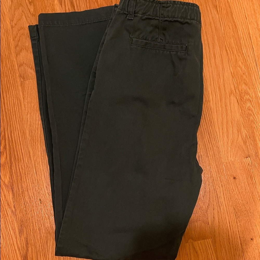 Lands' End Kids Hunter/Forest Green Chinos size 20